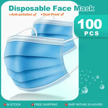

Medical Masks Surgical Protection Masks 3 Layer Meltblown Disposable Face Protective Dust Filter Safety Masks Surgical Masks