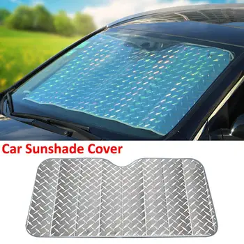 

60x130cm Car Sun Shade UV Protection Curtain Car Sunshade Film Windshield Visor Front Windshield Sunshade Cover Windproof