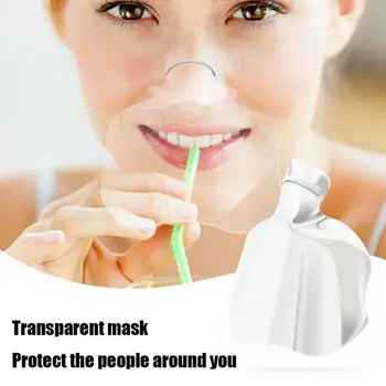 

Respirator Face mask Transparent protective mask Anti-splash isolation mask Isolatiemasker speeksel