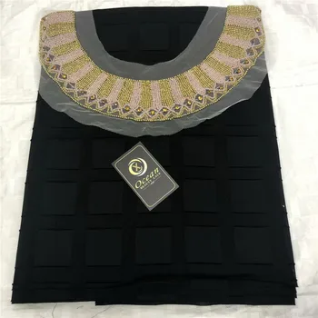

2019 High Quality Black Cotton Lace Sewing Lace Swiss Voile Lace Embroidery Laces African Dry material For Wedding Dress ly65-35
