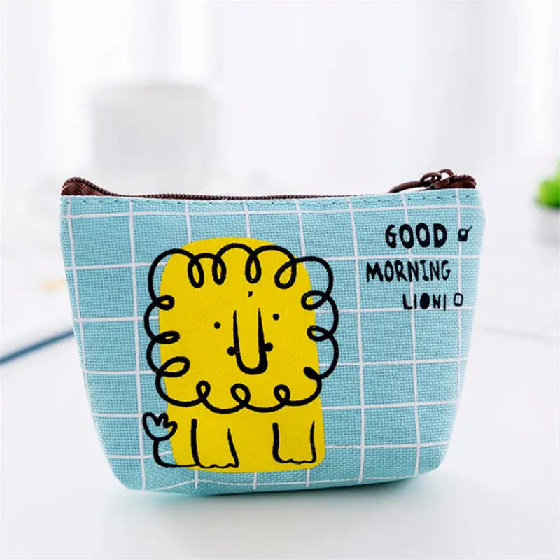 Мини кошелек унисекс из ткани Оксфорд с отделением для карт и ключей Брезентовая