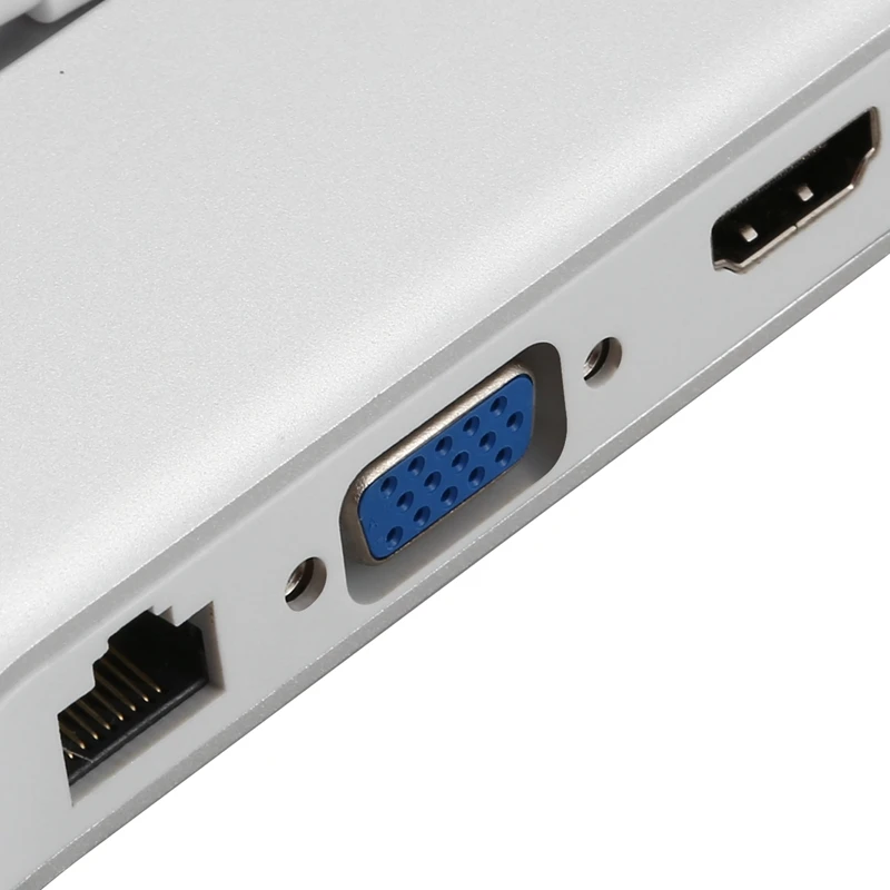 Адаптер конвертер с разъемом Type C Thunderbolt 3 to Lan HDMI USB3.0 VGA для зарядки Samsung S8 Huawei P20 Mate