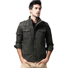 Мужская повседневная куртка-бомбер ветровка уличная спортивная одежда Военный стиль охотничьи куртки пальто