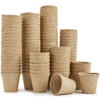 

BEAU-Seed Starter Tray,Packs of 200 Biodegradable Seedling Pots for Vegetable,Flower