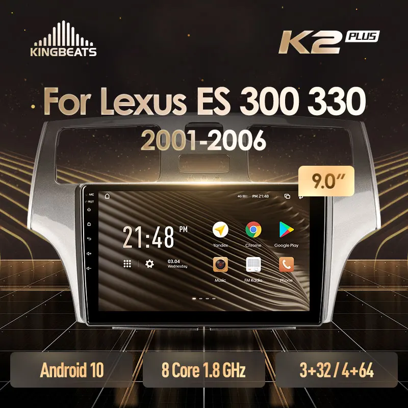 KingBeats штатное головное устройство For Lexus ES300 ES 300 ES330 XV30 330 2001 2006 автомагнитола на