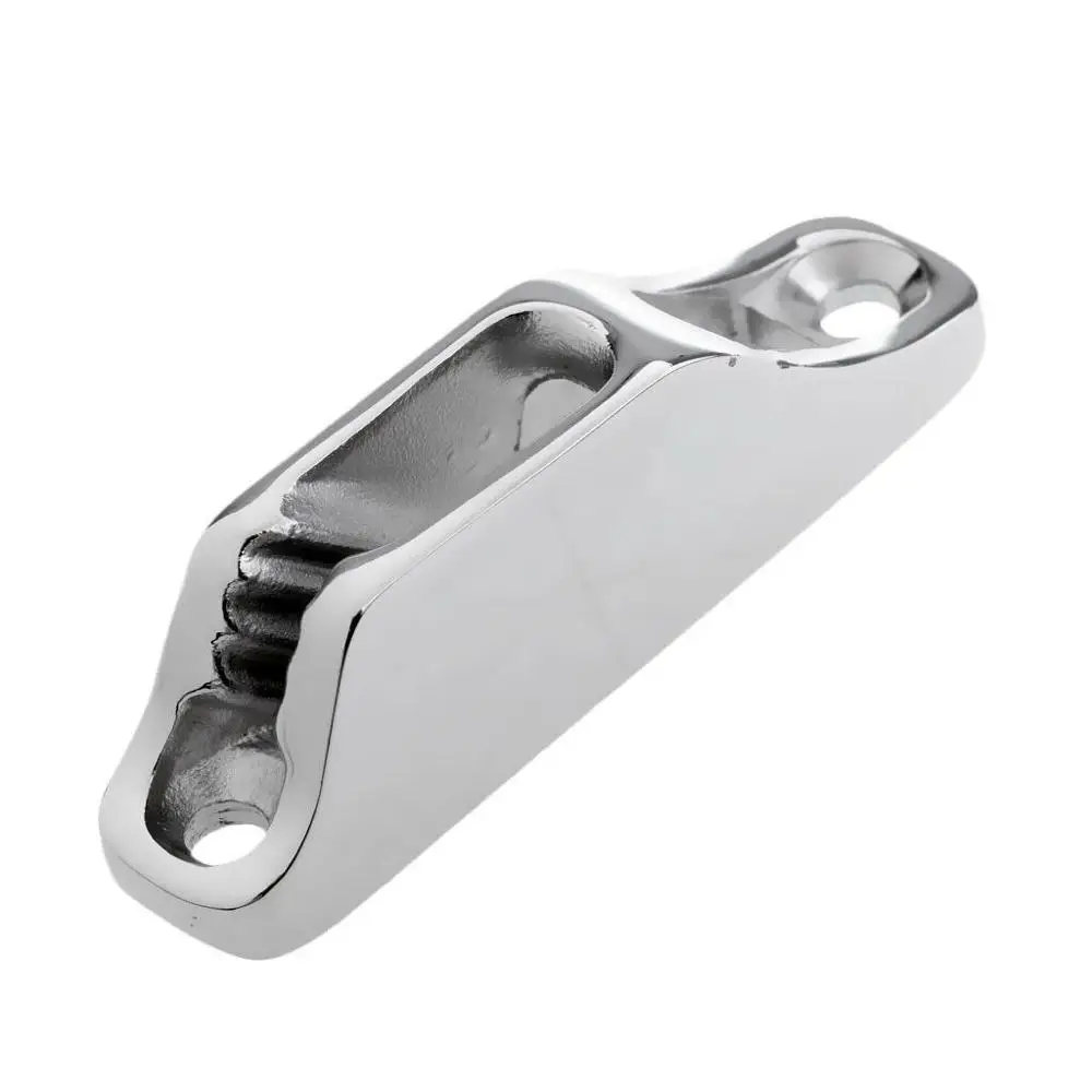 ISURE MARINE Stainless Steel  Boat Clam Cleat Rope  Parts  Sailing Kayak Accessories  Hardware Inox 70 *17mm paddle storage buckle paddle anti lost kayak canoe paddle holder clip safety rope buckle kayak accessories