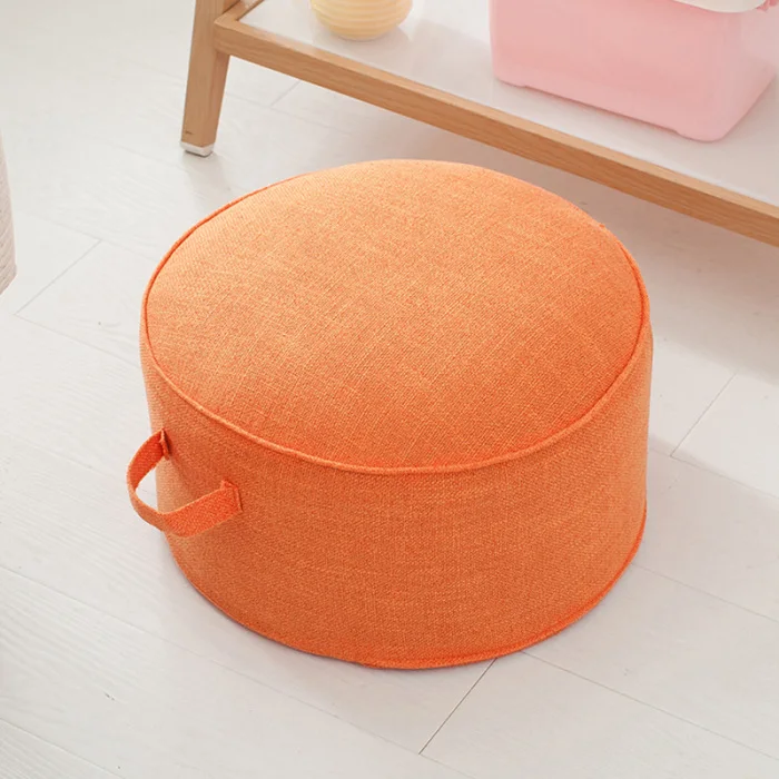 Round Floor Seat Cotton Linen Cushion Meditation Mat Removable Washable Cushion TT-best