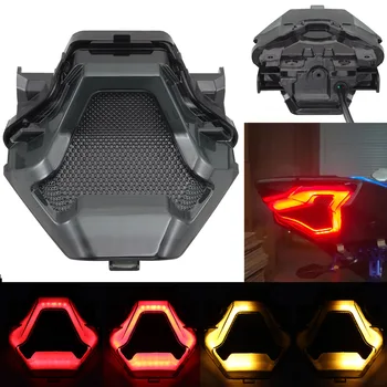 

Motorcycle LED Rear Taillight Brake Turn Signal Driving Flash Indicator Tail lamp For Yamaha YZF R3 R25 Y15ZR MT07 YZF FZ07