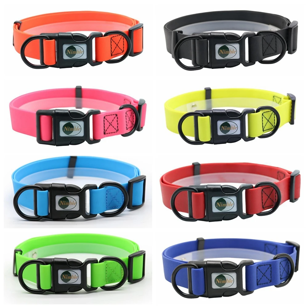 Pet Dog collar PVC waterproof Cat collar for chihuahua husky Big small dogs puppyanti dirty easy to clean pet accessories