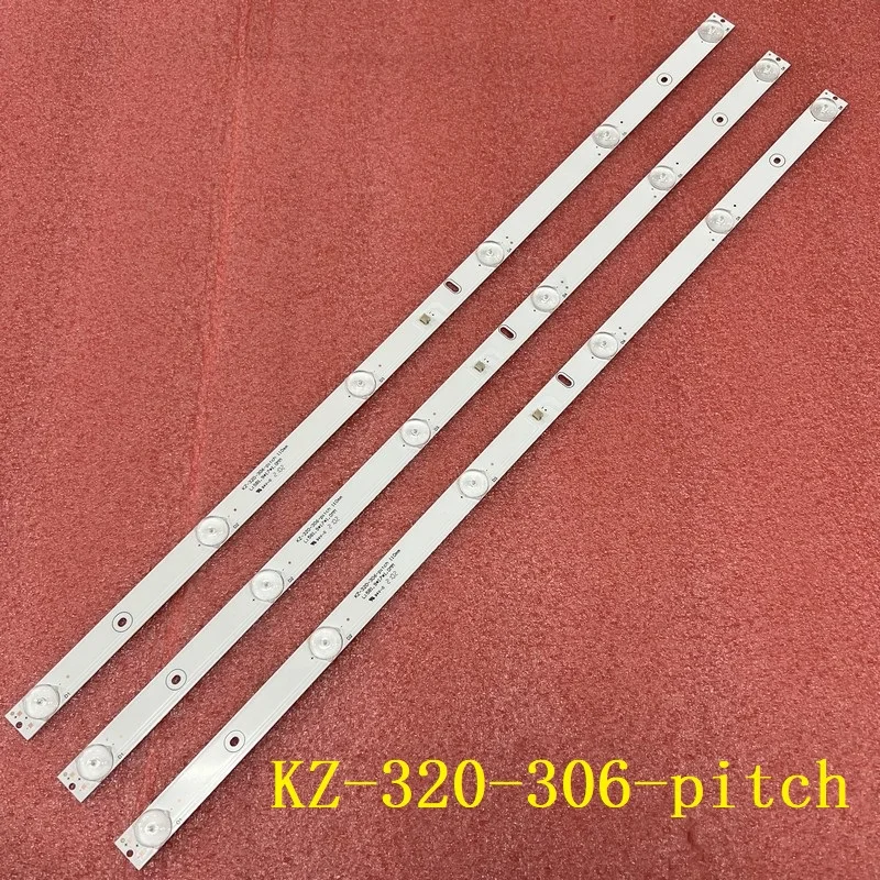 3Pcs Retroilluminazione A Led Per Supra Stv-Lc32St880Wl Hisense Lhd32D33Tuk Mbl-32035D306Kza-V1-115Mm Kz-320-306-Pitch