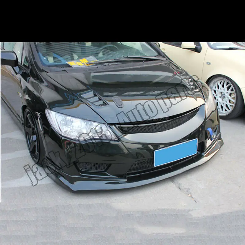 Автомобильная модификация автомобильные аксессуары грунтовка Передняя сетка решетка решетки для Honda Civic 2006-2009 Черный 1 шт