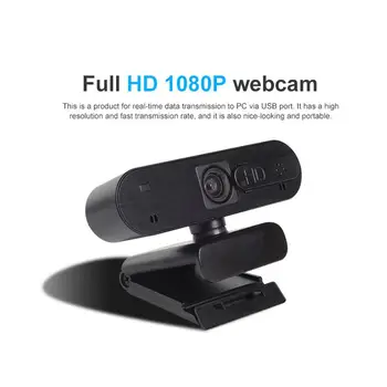 

1080P HD Webcam Built-in Microphone Auto Focus 90 ° Angle of View Web Cmera for Youtube Live Teleworking Video Conference