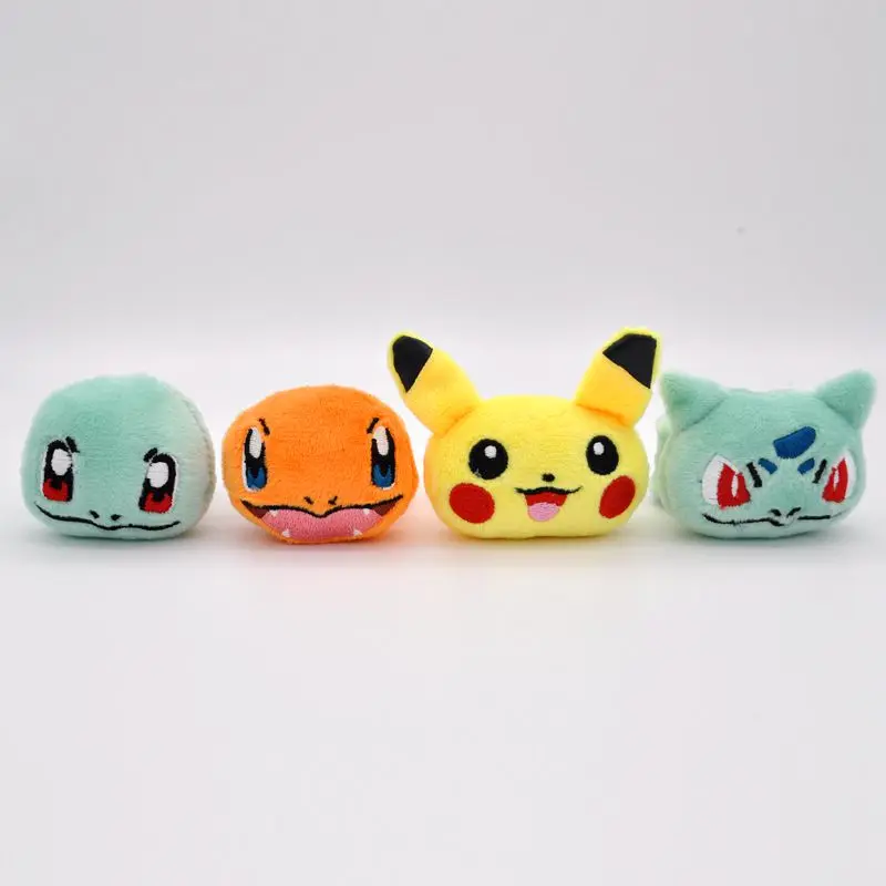 POKEMON toys cute plush dolls Pikachu Squirtle Charmander Bulbasaur action pkm figures wristband for child Christmas gifts 21CM