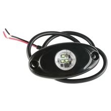 Новейший 12 шт. 9 Вт белый светодиодный светильник Rock, совместимый с джипом, внедорожником, грузовиком, лодкой, дном