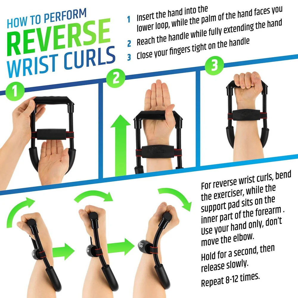Details about   Sportneer Wrist Strengthener Forearm Exerciser Hand Developer Arm Hand Grip Work 