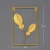 Nordic Style Wall Hanging Decoration Leaf Shape Iron Art Creative Retro Round Wall Shelf Decorative For Bedroom Living Room