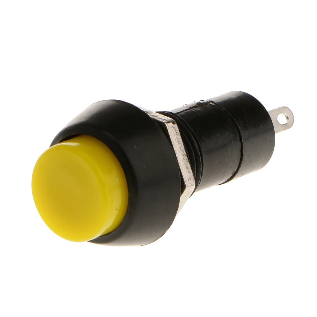 4 Pieces Assorted Color Momentary On/Off Horn Switch for Car Boat Marine Universal