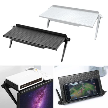 

Multi-functional Storage Grid TV Computer LCD Display Rack Display Storage Holder Top Shelf Adjustable Shelf Rack Holder 1pcs
