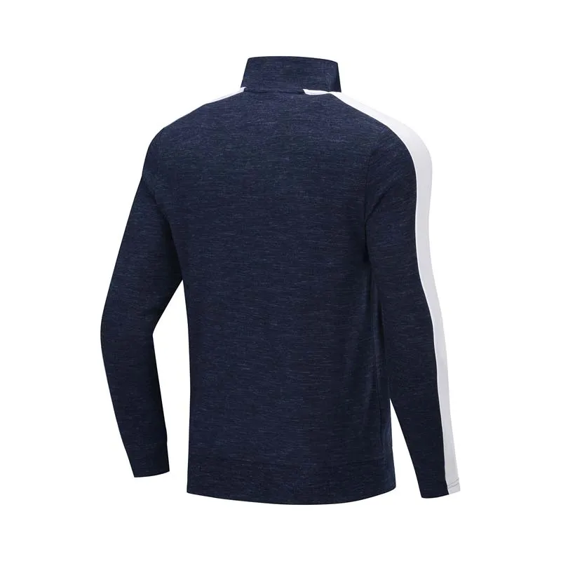 Li-Ning Мужская серия WADE свитер обычный крой 85% хлопок 15% полиэстер подкладка удобные спортивные свитера AWDP441 MWW1601
