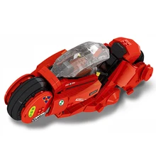 Строительные блоки совместимый бренд 919 шт. JINTIAN Citizen Akira Motobike Keita мотоцикл MOC Модель Кирпичи игрушки для детей Подарки
