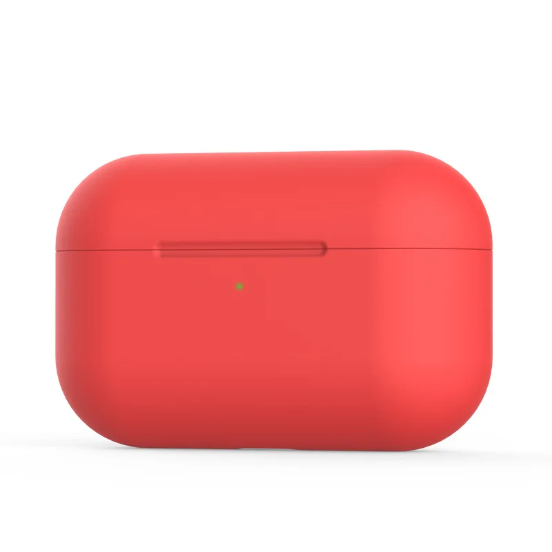 Защитный чехол, силиконовый чехол для Apple Airpods Pro TWS, Bluetooth наушники, мягкий силиконовый чехол для Airpods 3, защитный чехол s - Color: Red
