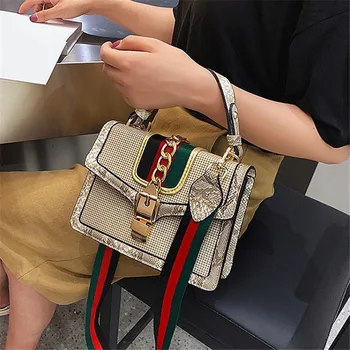 

2020 Famous Designer Serpentine Shoulder Messenger Bags High Quality Fashion Casual Panelled Women Purse and Handbags Louis Bags