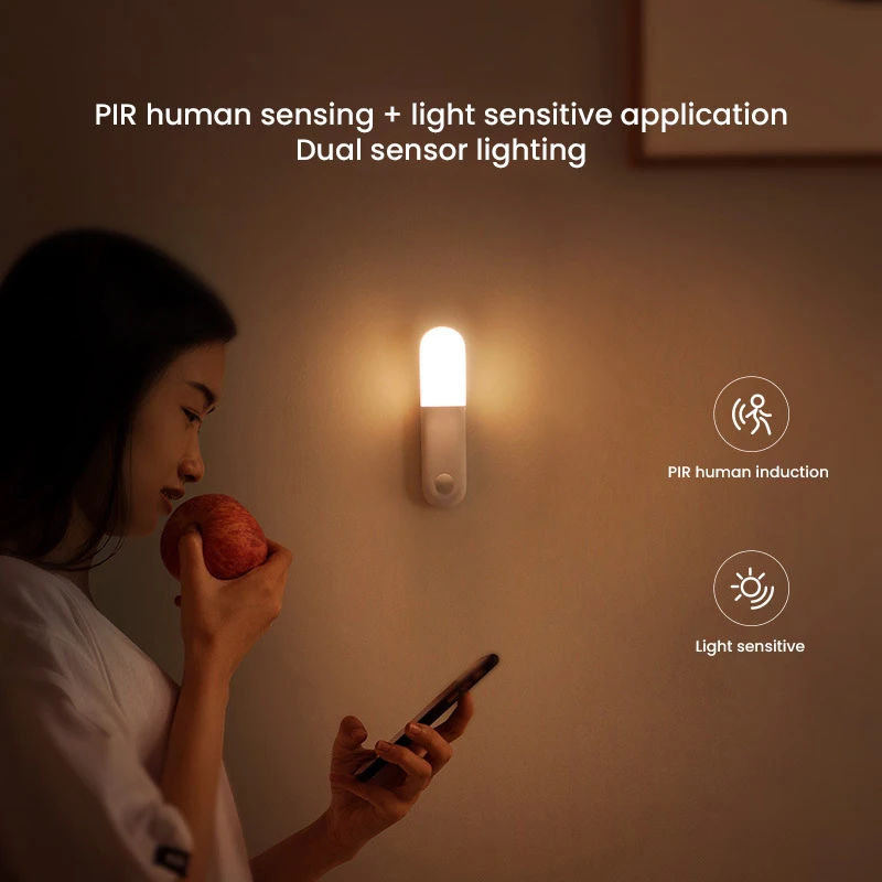 

PIR Motion Sensor Wall Lamps Aisle Sun Body Induction Lazy Eye Protection Smart Night Light
