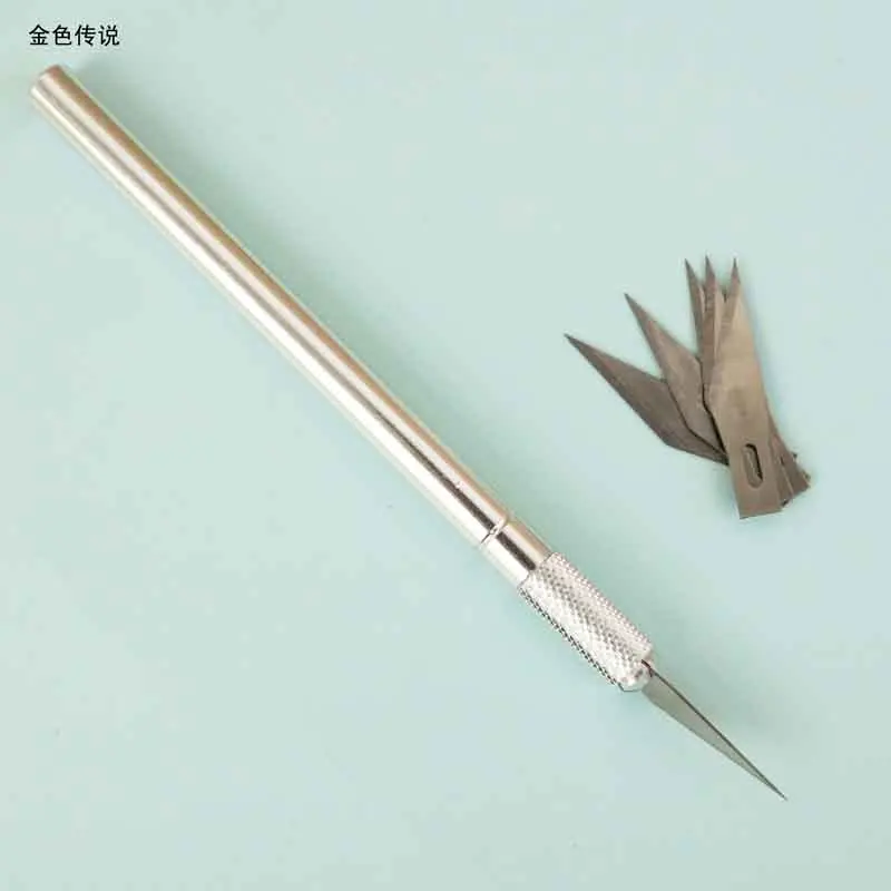 

Metal engraving knife (with blade) Craft knife ABS plastic plate Model engraved pen Pen knife Tool DIY