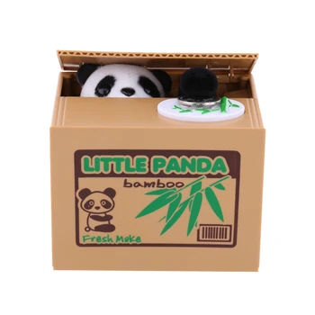 

Saving Storage Panda Money Saving Boxes Pot Case Bank Cat Steal Money Coin Children Kids Toy Gift Banks