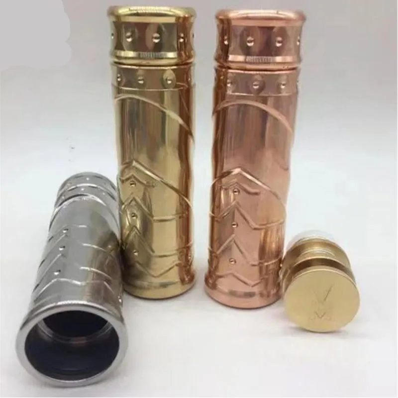 TOTEM Mech MOD 24 мм SS Латунь Медь 18650 батарея 510 нить Гибридный механический мод крутой дизайн высокое качество vape моды против Кеннеди