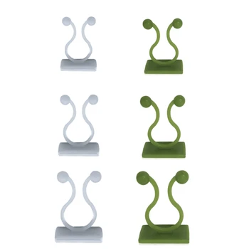 

100pcs Plant Climbing Wall Fixture Clips Invisible Vines Sticky Hook Fixer Decor