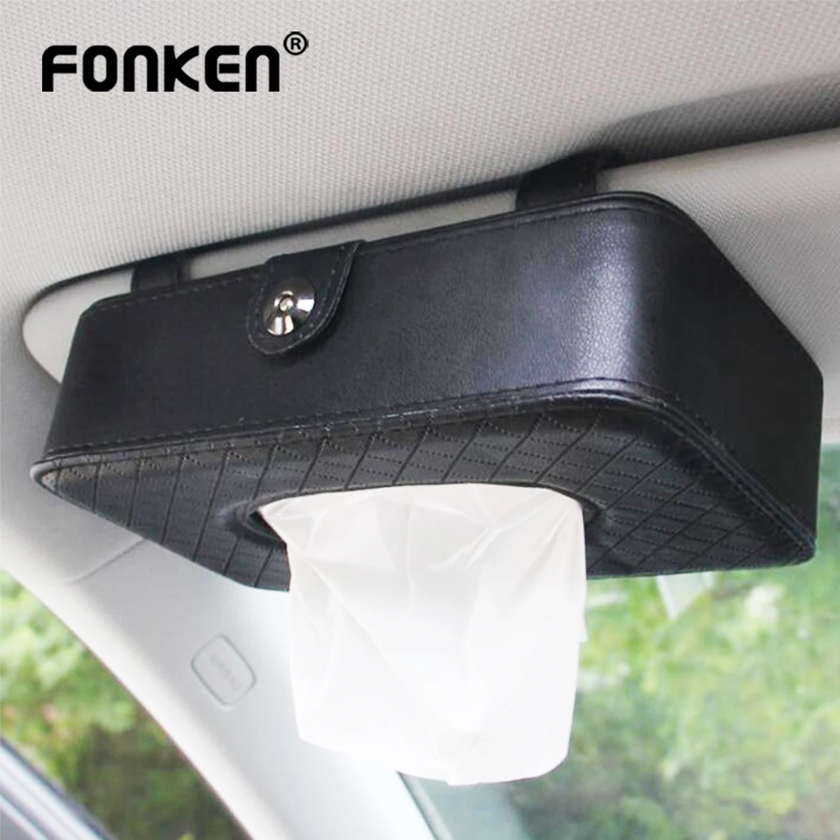 Коробка для салфеток в автомобиле 1 шт. Набор зажим бумаг держатель на