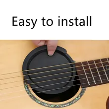 

Guitar Sound Hole Cover For 38-39and 40-41inch Guitar Acoustic Guitar Sound Hole Cover Silica Gel Muffler Cover Guitar Accs