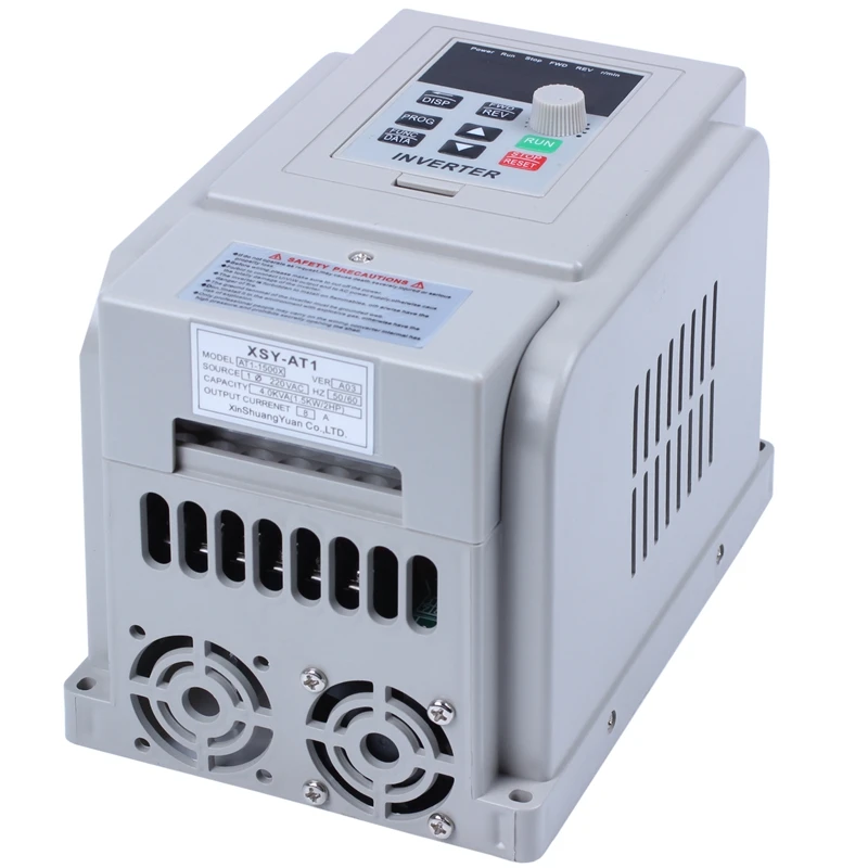 AC 220V преобразователь частоты 1.5KW VFD регулятор скорости Inversorde Синусоидальная