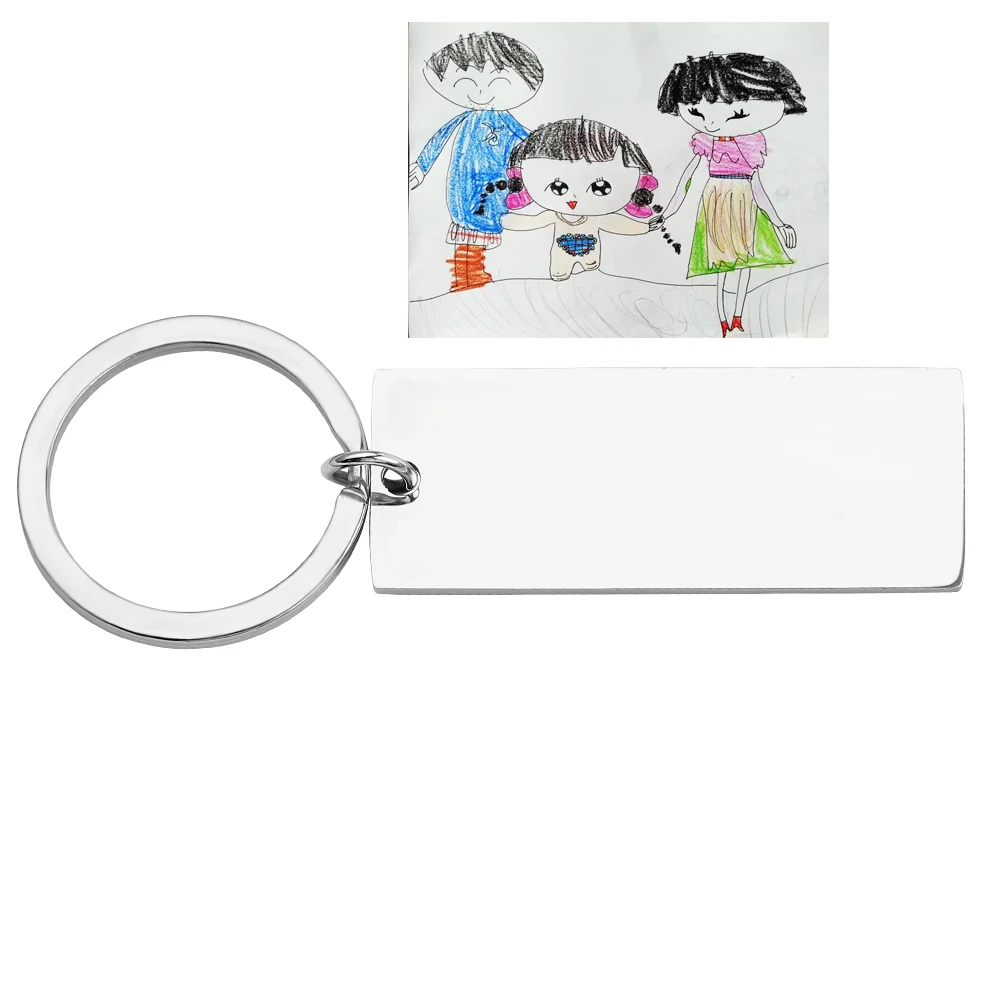 custom drawing 2 Брелки в виде - Цвет: custom drawing 2