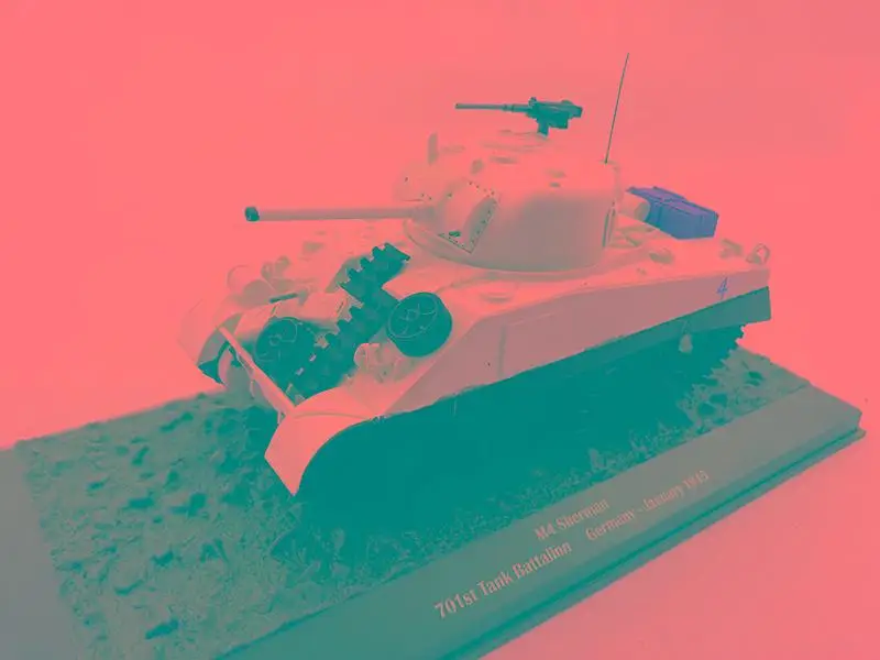 IXO M4 Шерман 701-й танковый батальон Германия-January 1945 1/43 литой под давлением модель танка