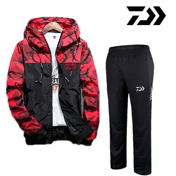 

Daiwa Clothing Fishing Suits Men Fishing Clothes Spring Autumn Breathable Fishing Shirts Fishing Pants Outdoor Sets Tracksuits
