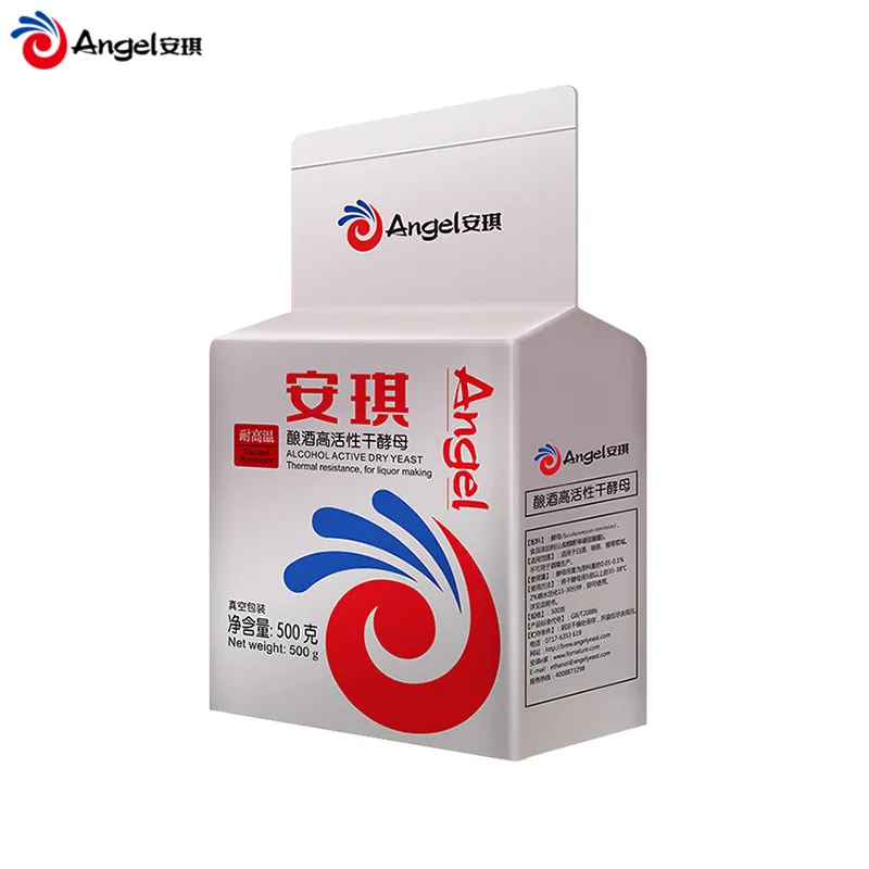 500 г Angel Тепловая толерантность спирт активные сухие дрожжи для shochu