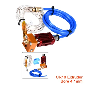 

3D Printer Parts CR10 Bowden Extruder Bore 4.1 MK8 Slicone Stock Nozzle J-head Hotend Aluminum Heat Block Nozzle for CR 10S CR8