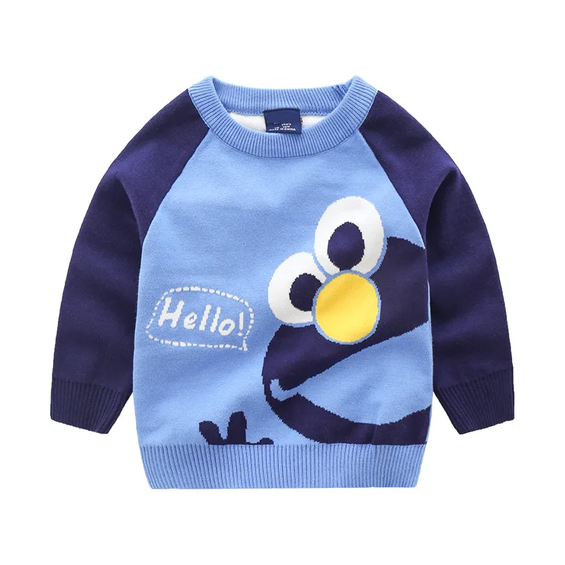 Для маленьких мальчиков свитер осень-зима брендовая куртка пальто для малышей на
