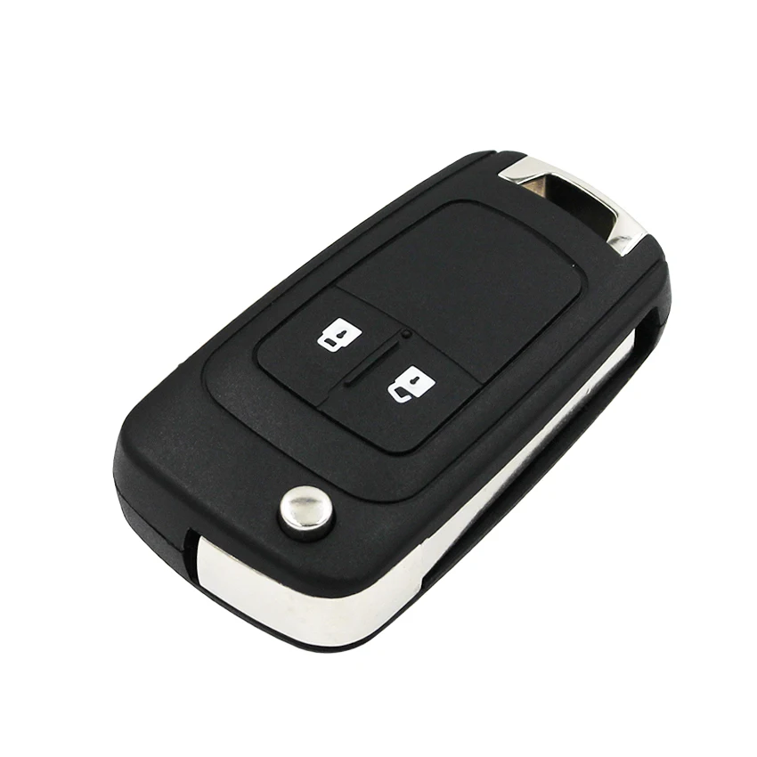 Новый 2 кнопки keyless go складной дистанционный ключ для Chevrolet 433MHz с 46 чипом HU100