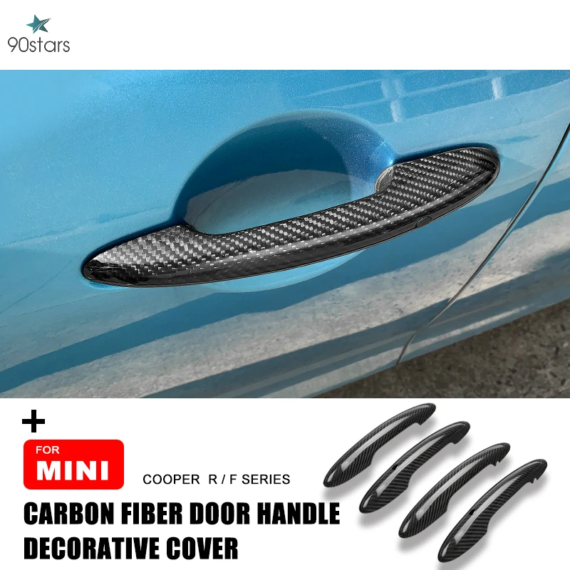 Для Mini Cooper F55 F56 F54 F60 R55 R56 R60 Countryman Clubman крышка дверной ручки из углеродного волокна