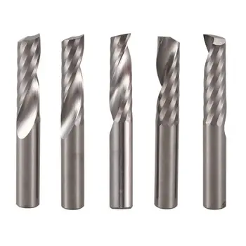 

Equipment Milling Cutter Metalworking Silver Single Flute 1/4Inch Spiral