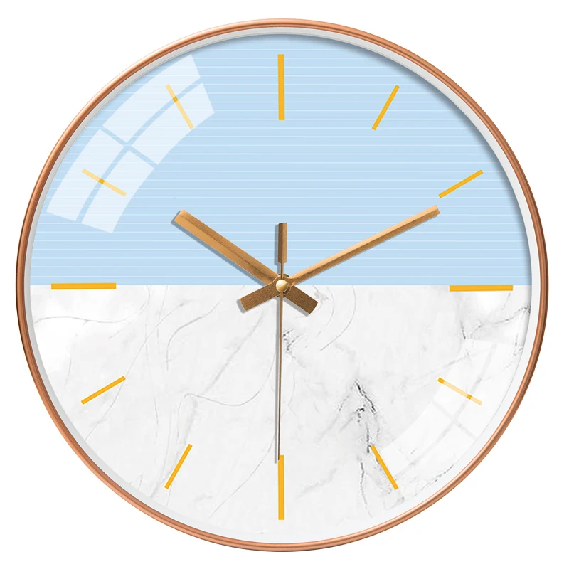 

Nordic Luxury Wall Clock Modern Simple Wall Clocks Home Decor Art Silent Living Room Kitchen Clock Orologio Da Parete Gift FZ017