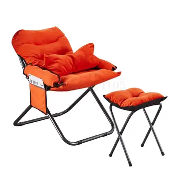 

Lazy Sofa Chair Bedroom Small Sofa Single Reclining Chair Moon Chair Balcony Folding Nordic Dormitory Bedroom Lazy Chair