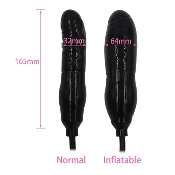 YEMA Inflatable Big Dildo Adjustable Size Full feeling Sex Toys for Woman Man Anal Plug Butt Vagina G Spot Adult Toys 6