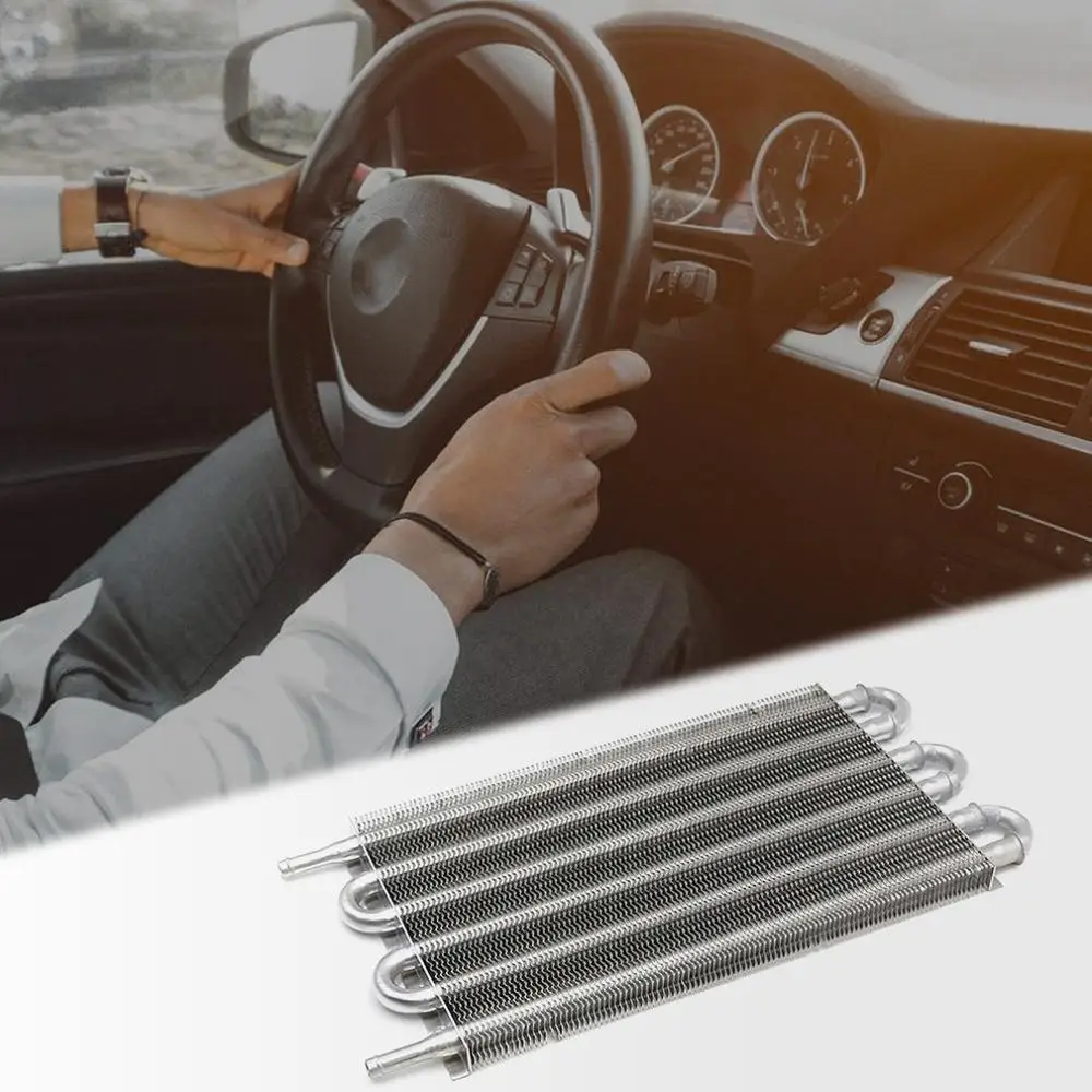 Car Modified Car Aluminum Alloy Air Conditioning Tube Belt Condenser Car Condenser Ideal Tool Easy to Install