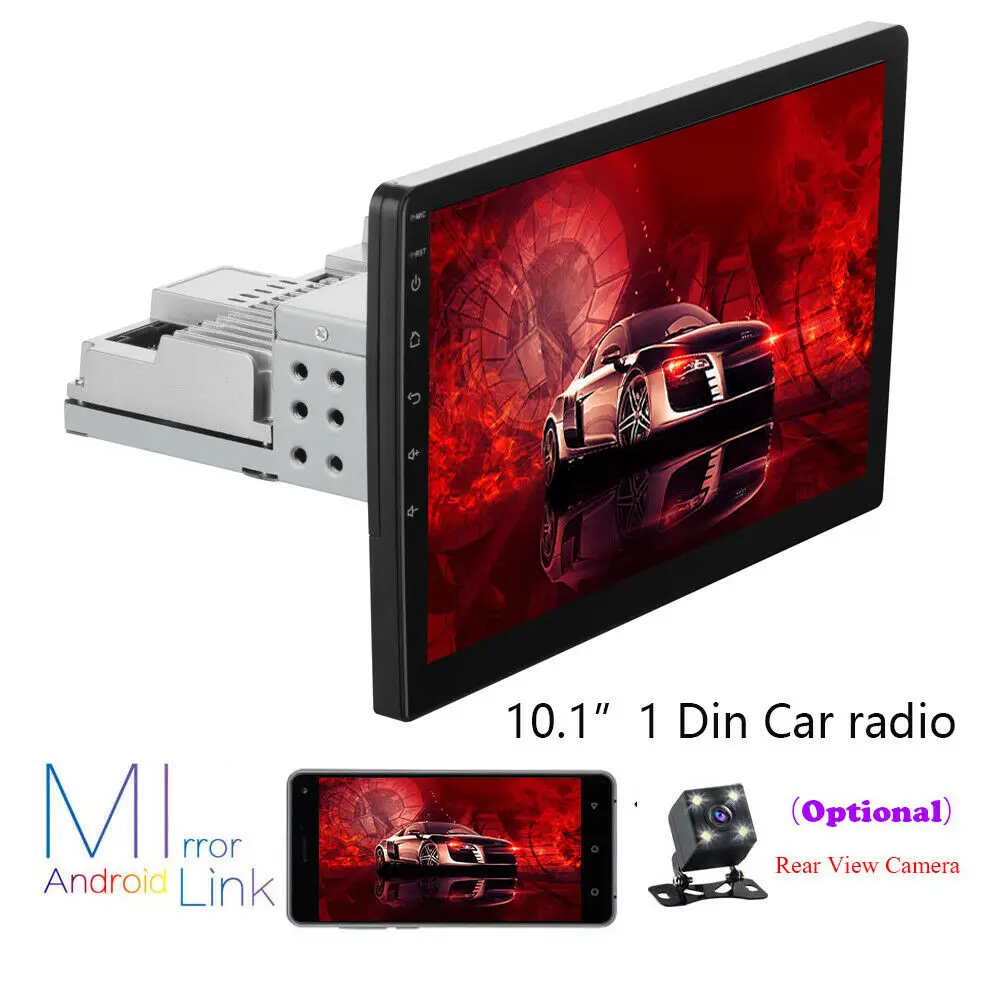 

Android10.0 1 Din Auto Radio 7/10.1in Car Radio GPS Navigation WIFI Mirrorlink Rear Camera Multimedia Player Autoradio NO DVD