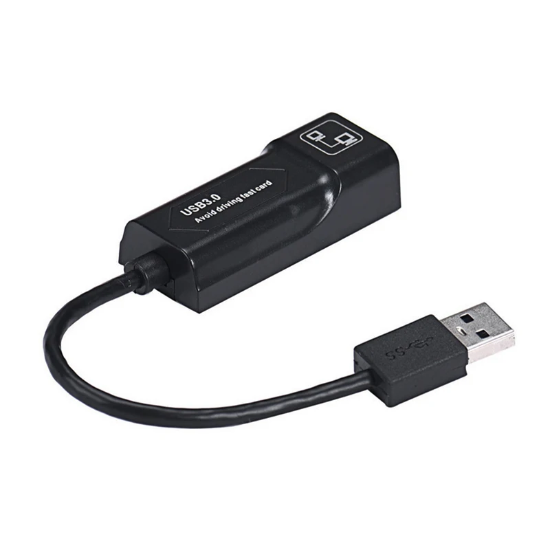 USB 2.0 100MBPS Basix USB3.0 Ethernet к RJ45 Внешняя сетевая карта USB 3,0 к Rj45 LAN адаптер с 10/100/1000 Мбит/с Gigabit Ethernet для ПК - Цвет: USB 2.0 100MBPS