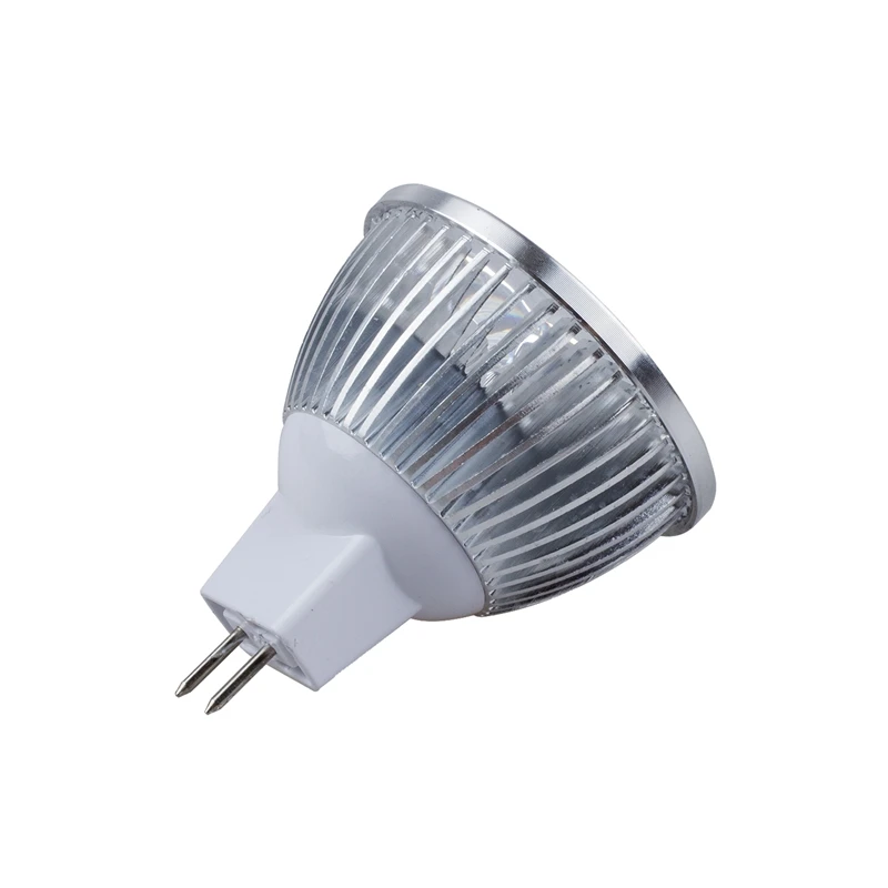 Светодиодный прожектор MR16 12V 4W (340 люмен 50 Ватт эквивалент) 3200K теплый угол луча 45